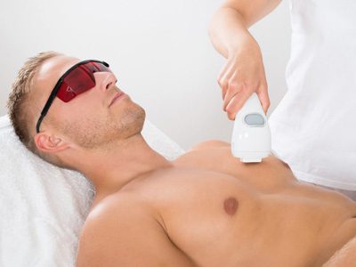 Diode hair and laser removal – Abdomen and Chest (Men)